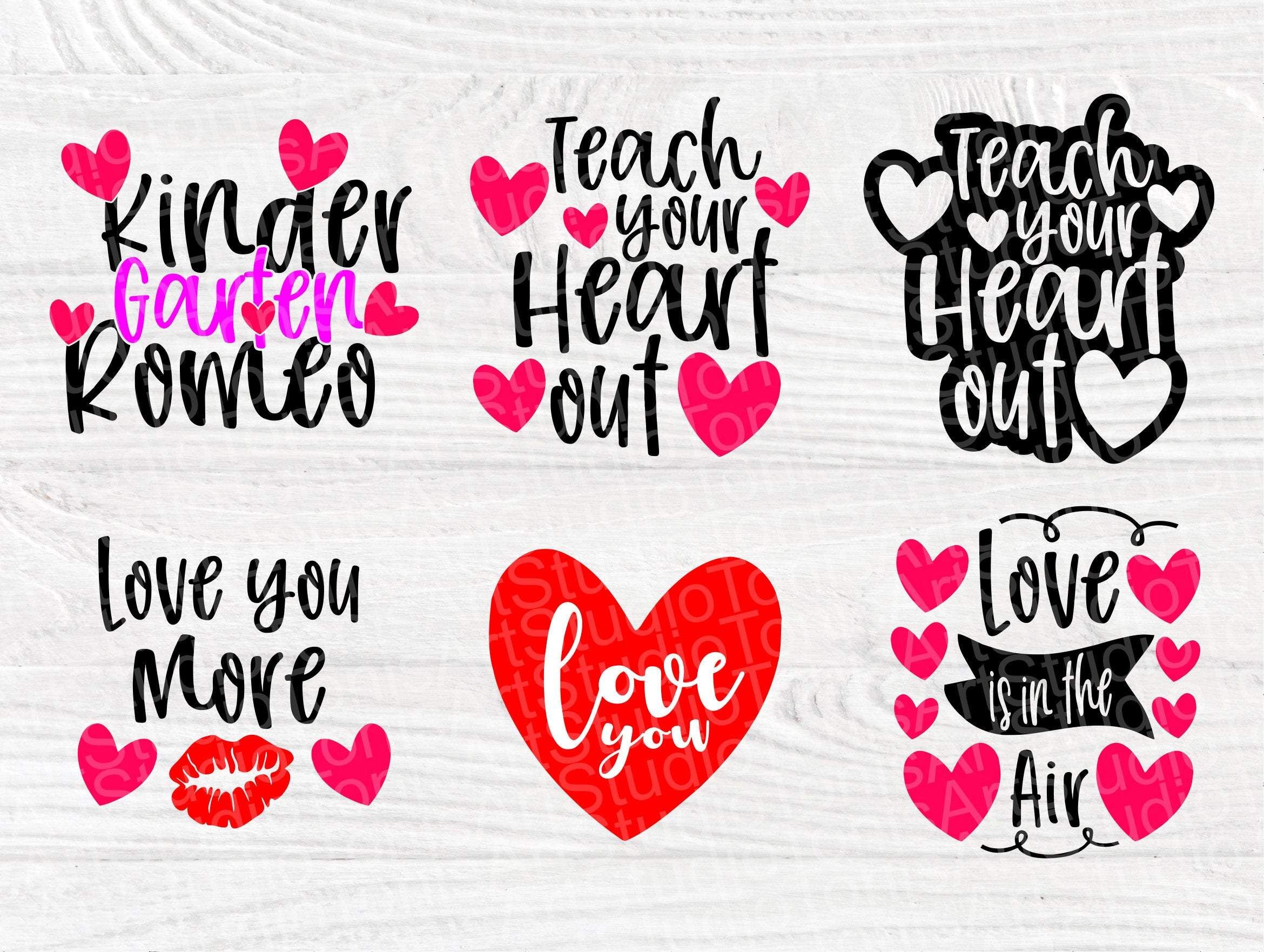Valentine SVG Bundle, Funny Valentines Quotes Svg, Valentines Signs By  TonisArtStudio | TheHungryJPEG