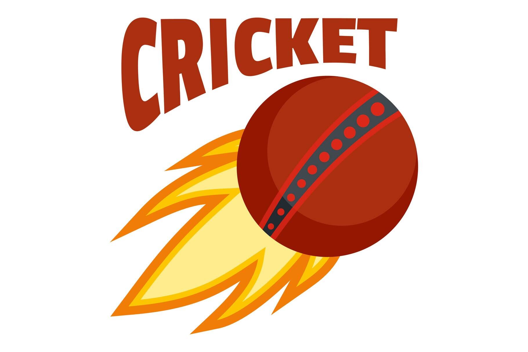 Cricket ball shield badge icon Royalty Free Vector Image