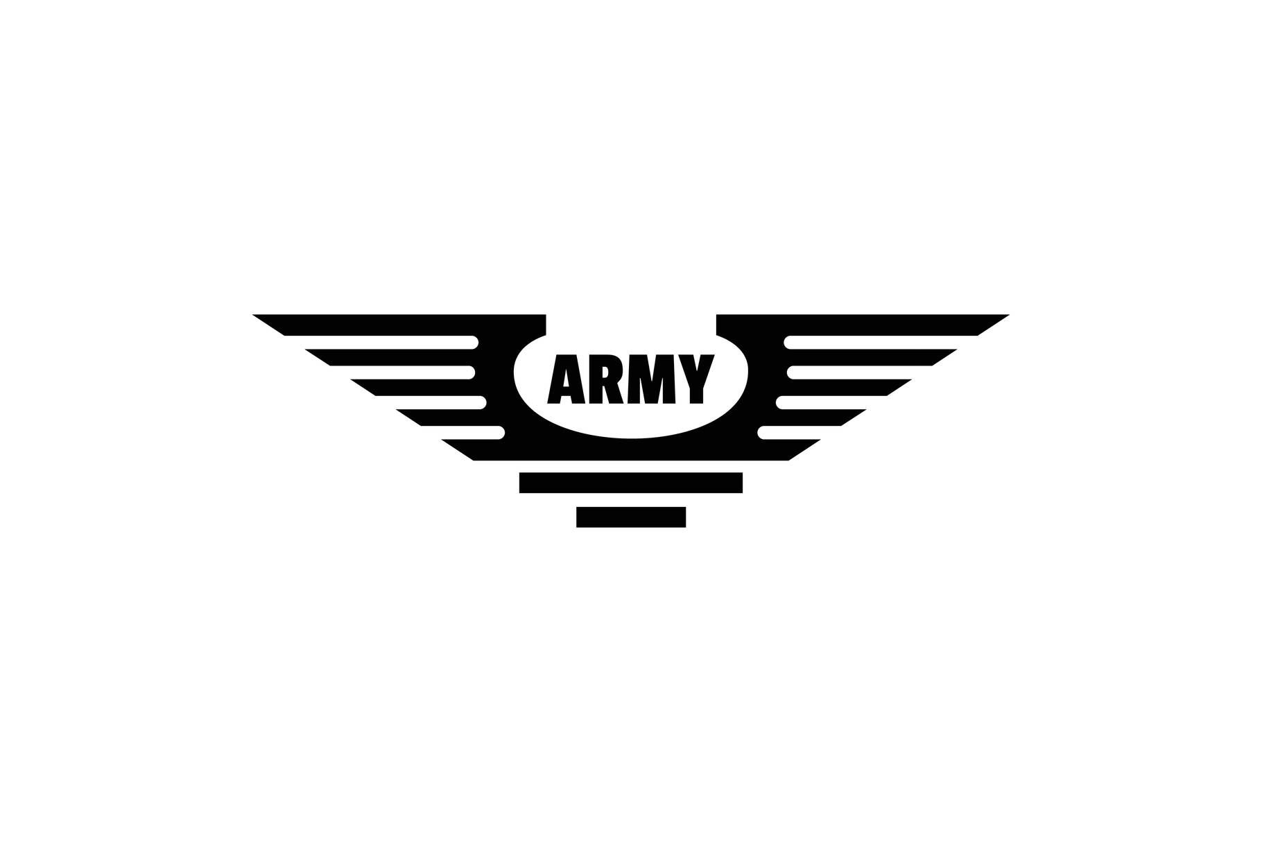 Army logo, simple style By Anatolir56 | TheHungryJPEG