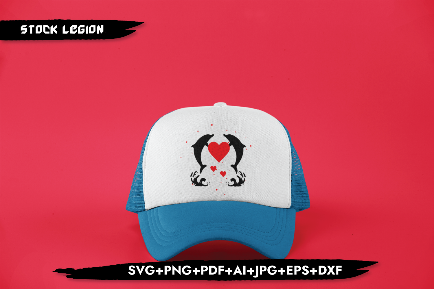 Dolphin Holding Heart SVG By stockvectorsvg | TheHungryJPEG