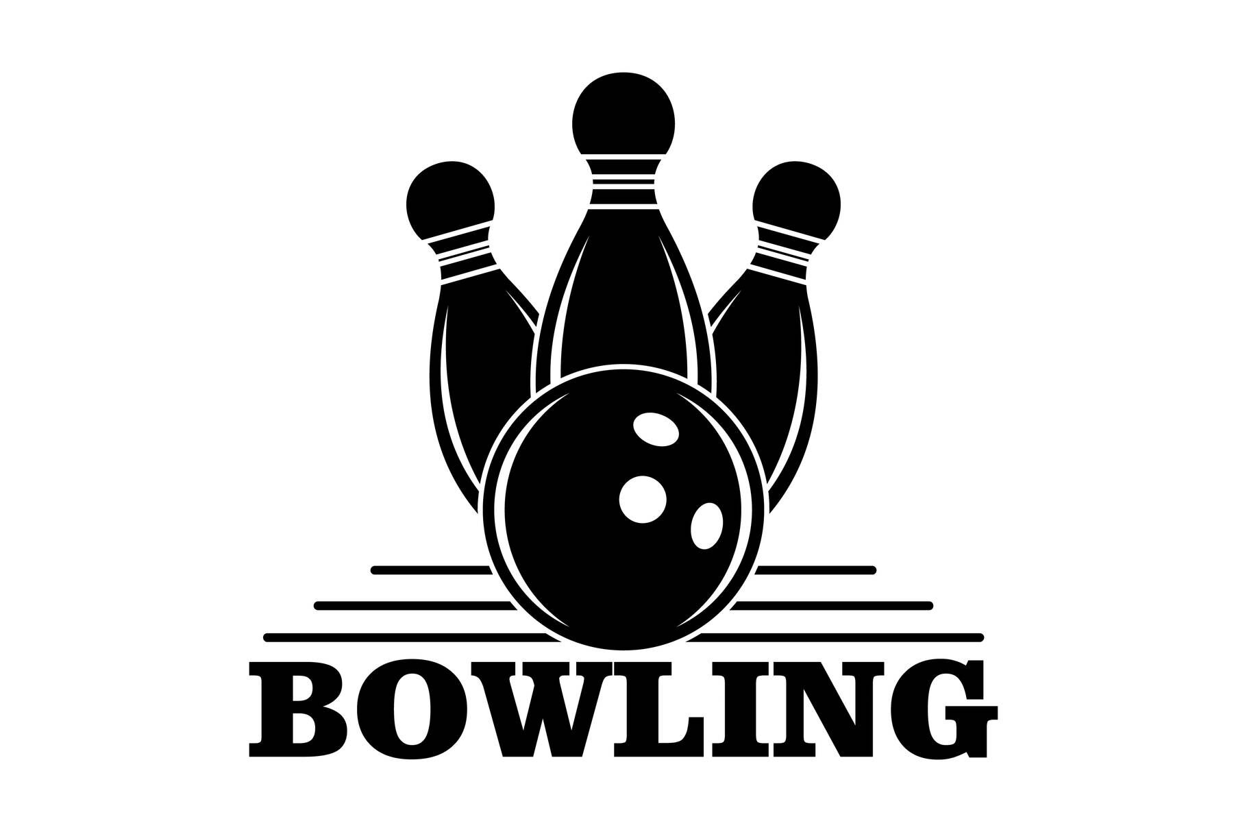 Bowling logo, simple style By Anatolir56 | TheHungryJPEG