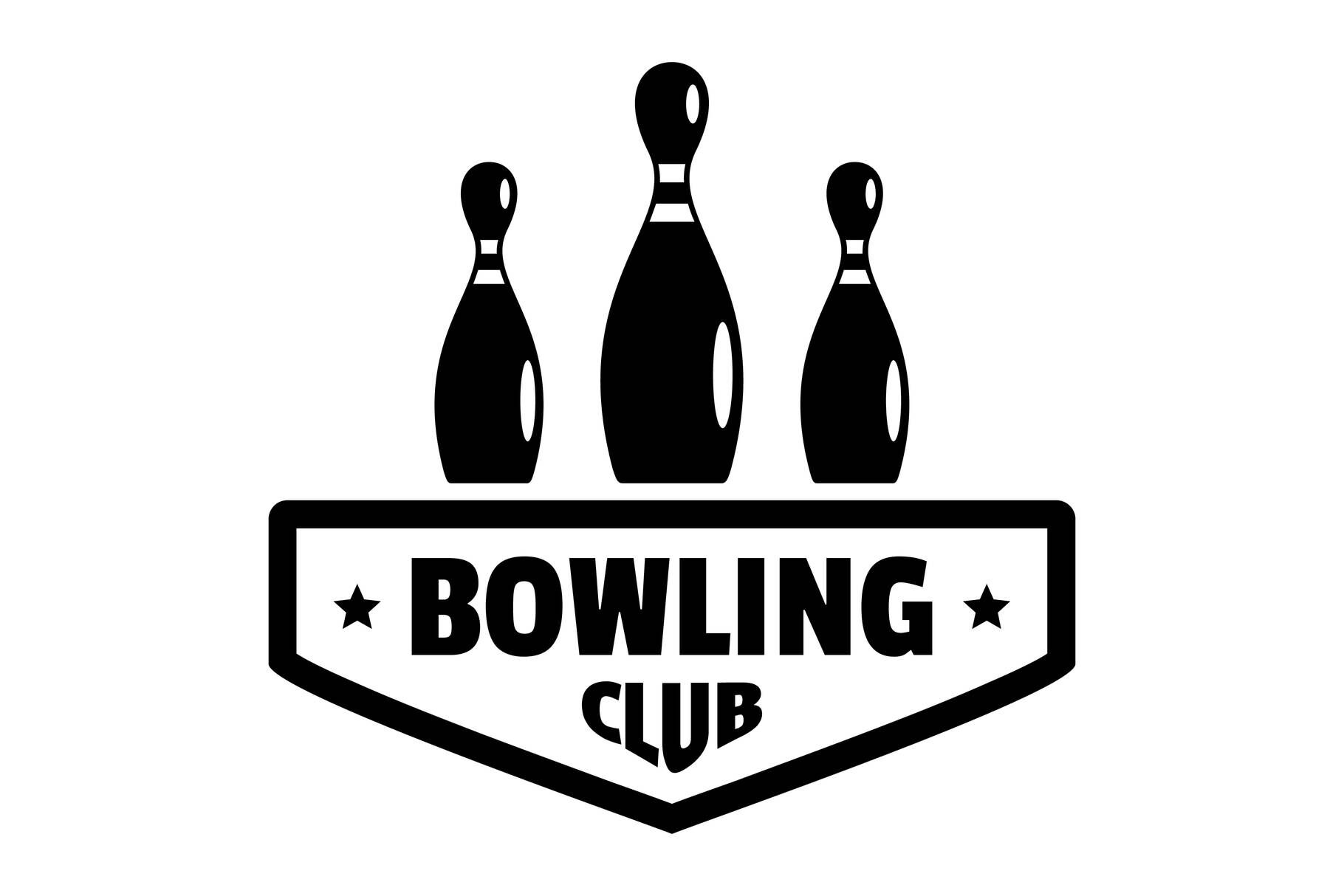 Bowling club logo, simple style By Anatolir56 | TheHungryJPEG