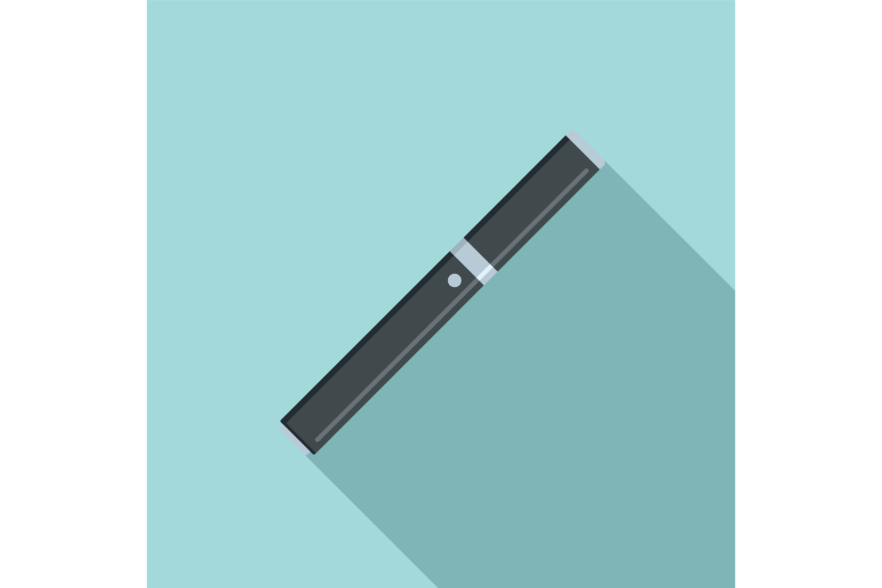 Closed Vape Pen Icon Flat Style By Anatolir Thehungryjpeg