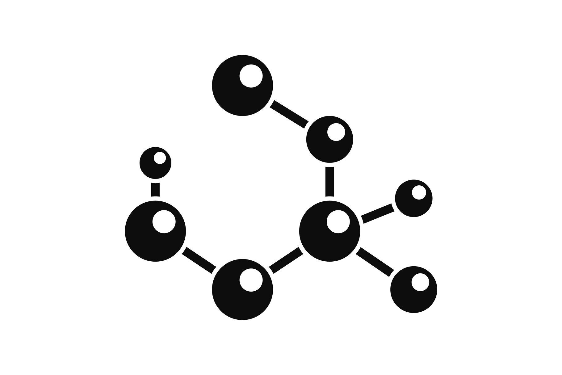 Molecule Formula Icon, Simple Style By Anatolir56 | TheHungryJPEG