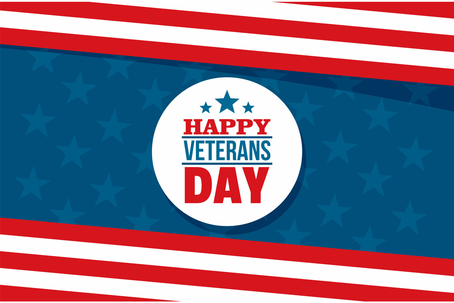 Happy veterans day concept background, flat style By Anatolir56 ...