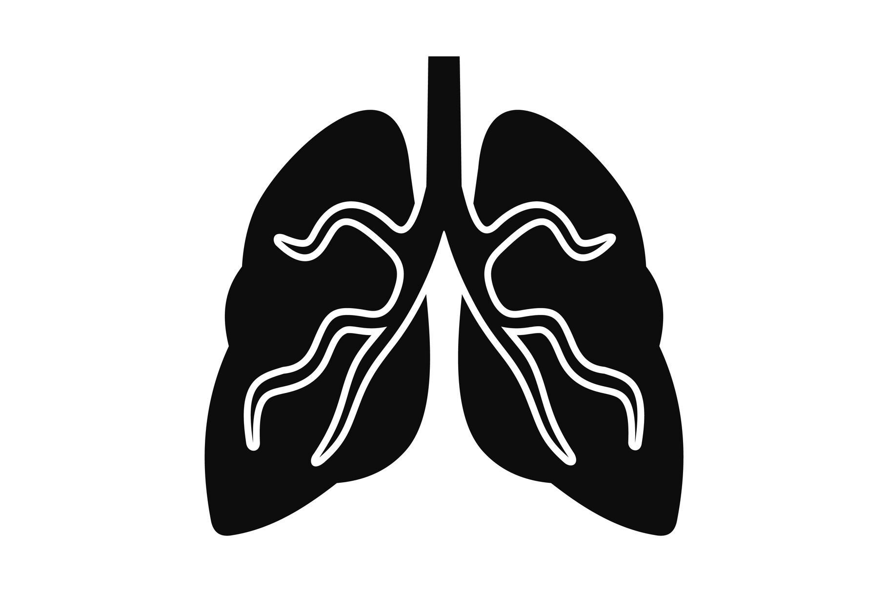 Tuberculosis lungs icon, simple style By Anatolir56 | TheHungryJPEG