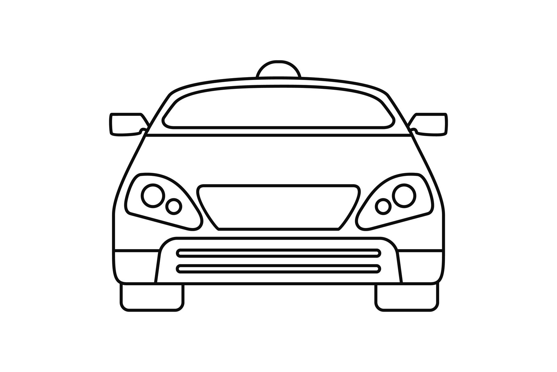 New Car Outline Icon Graphic by Maan Icons · Creative Fabrica