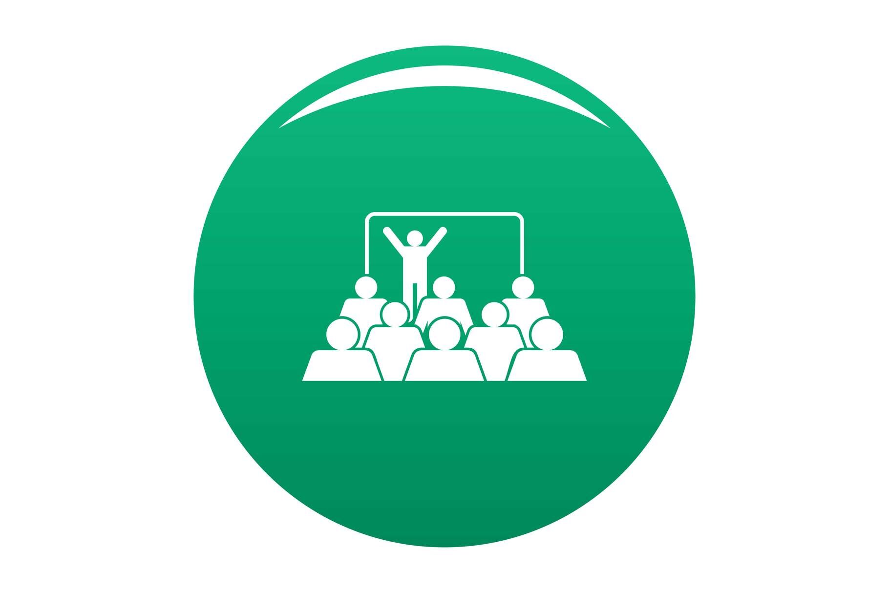 presentation icon green