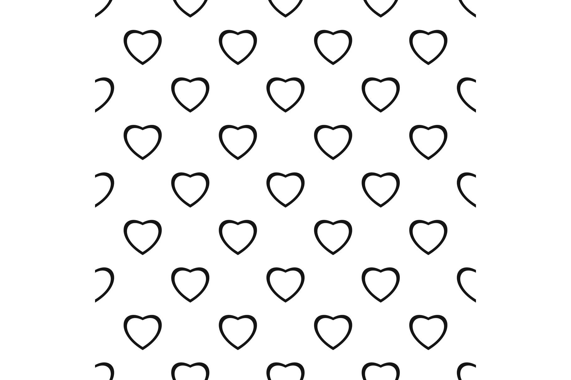 Fearless heart pattern seamless vector By Anatolir56 | TheHungryJPEG