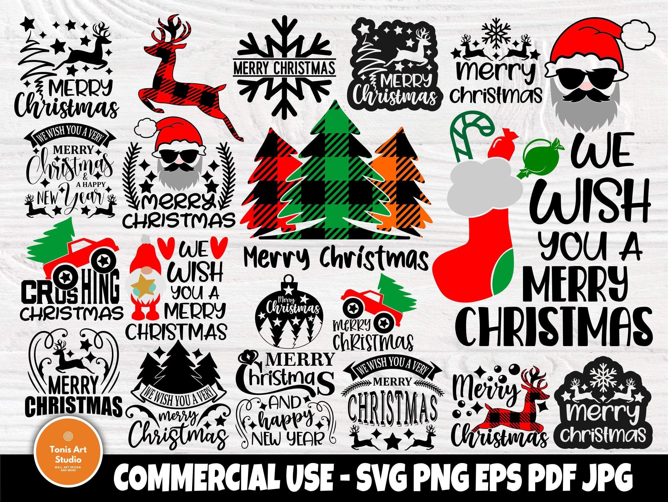 Merry Christmas SVG Bundle, Kids Svg, Funny Shirts By TonisArtStudio