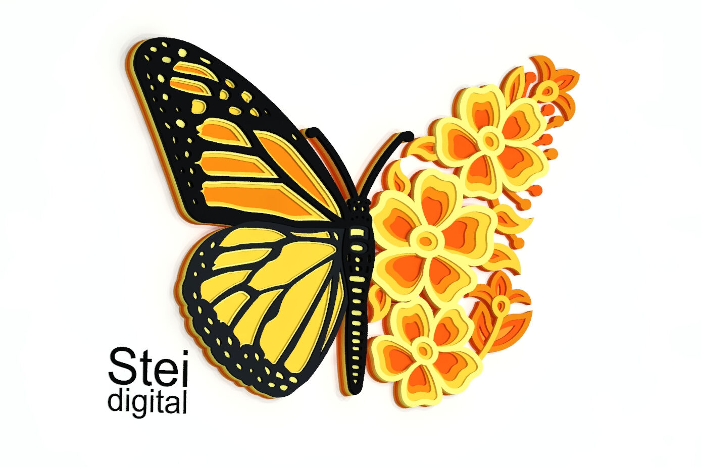 Free Free 232 Layered Butterfly Mandala Svg SVG PNG EPS DXF File