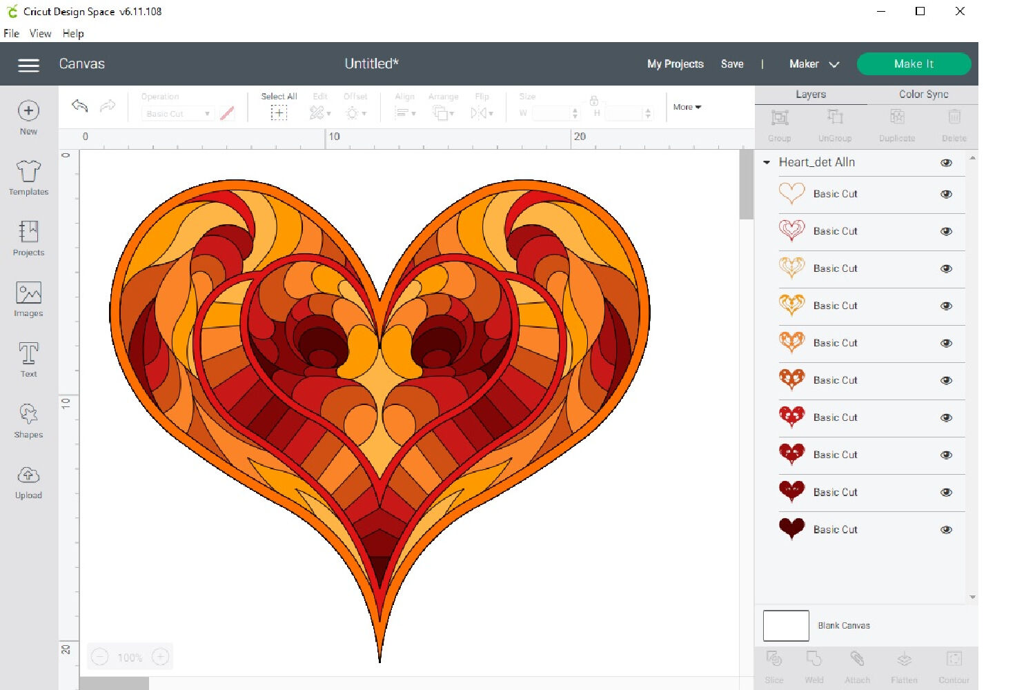 Download 3d Layered Heart Svg Dxf Cut Files Valentine Day Svg By Steidigital Thehungryjpeg Com