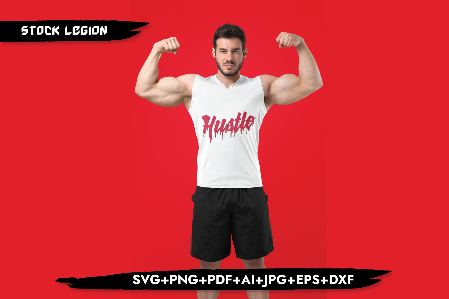 Hustle for That Muscle SVG and PNG Gains Svg Leg Day Svg 