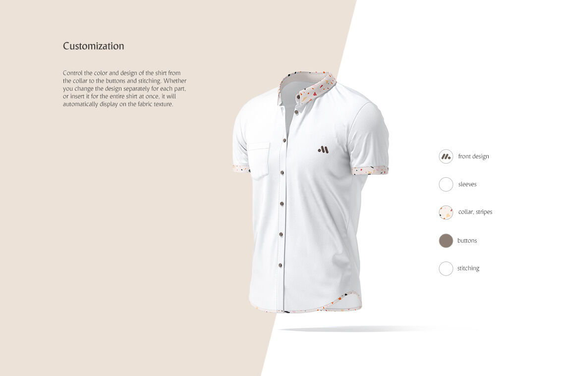 Short Sleeve Shirt Animated Mockup By rebrandy