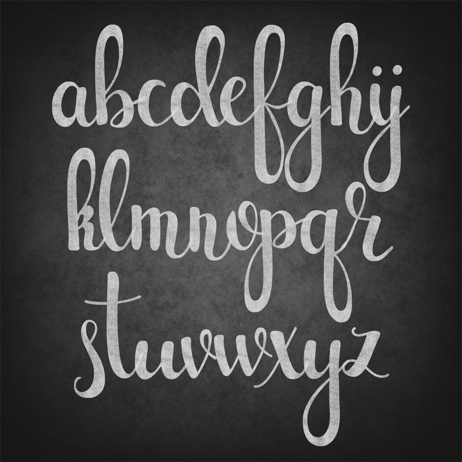 Chalkboard alphabet clipart By PeDeDesigns | TheHungryJPEG.com