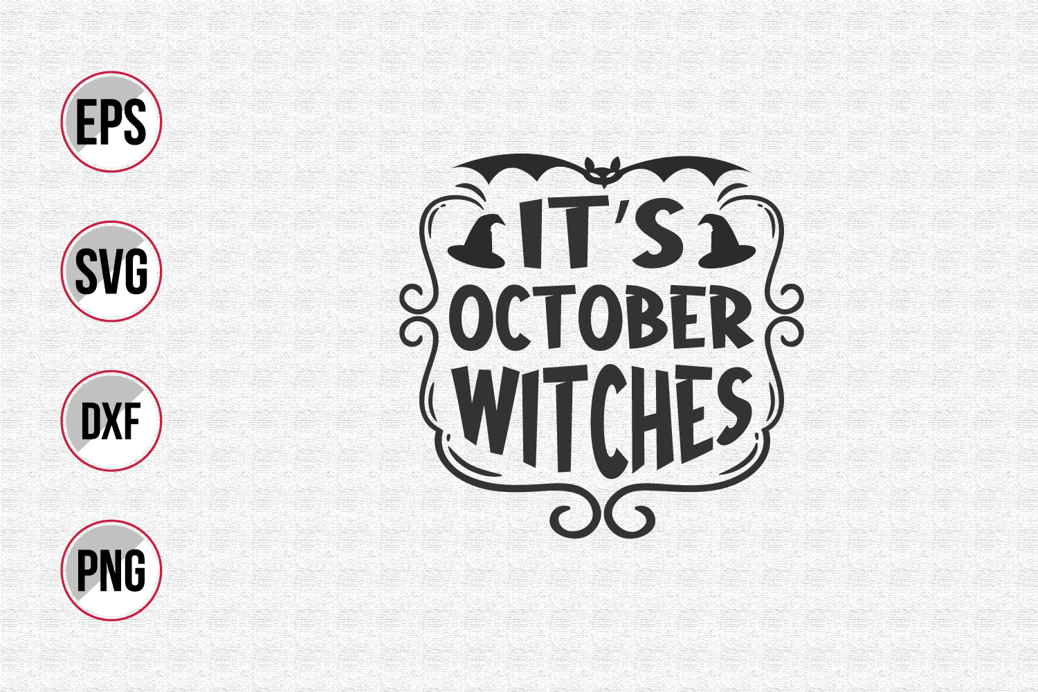 It's October witches svg. By uniquesvg99 | TheHungryJPEG