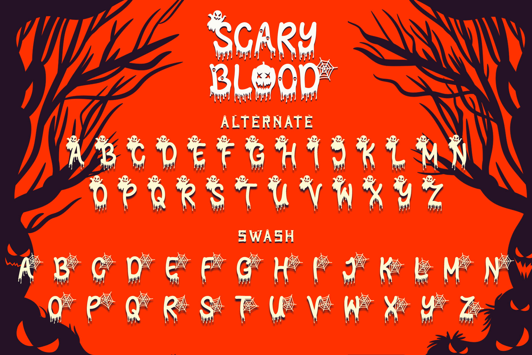 Scary Blood By Sakha Design | TheHungryJPEG