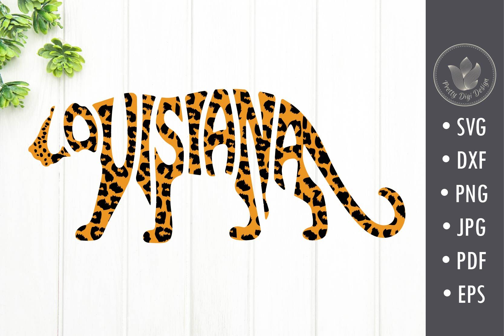 Louisiana in jaguar shape Word Art, Svg Dxf Eps Png Jpg By PrettyDD |  TheHungryJPEG