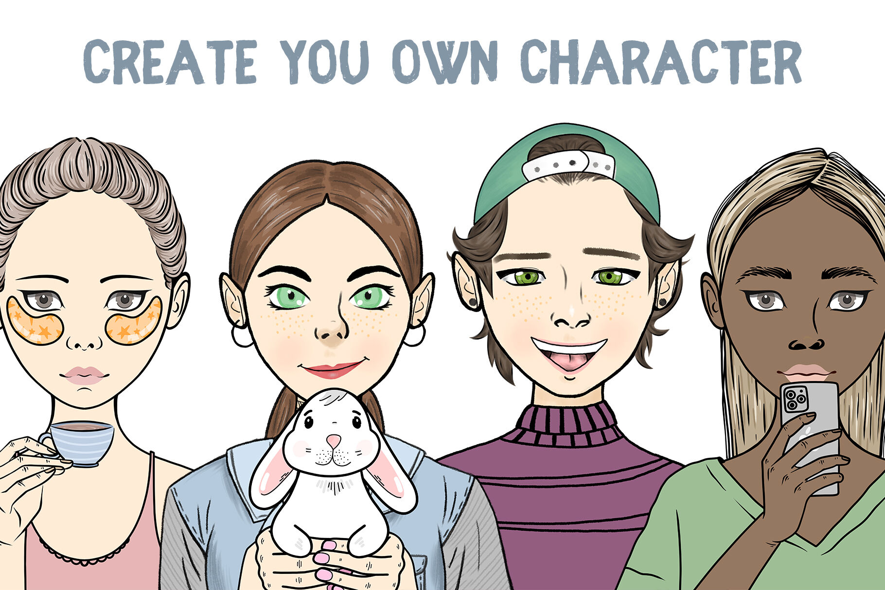 Character Creator Bundle By Alina Sh | TheHungryJPEG