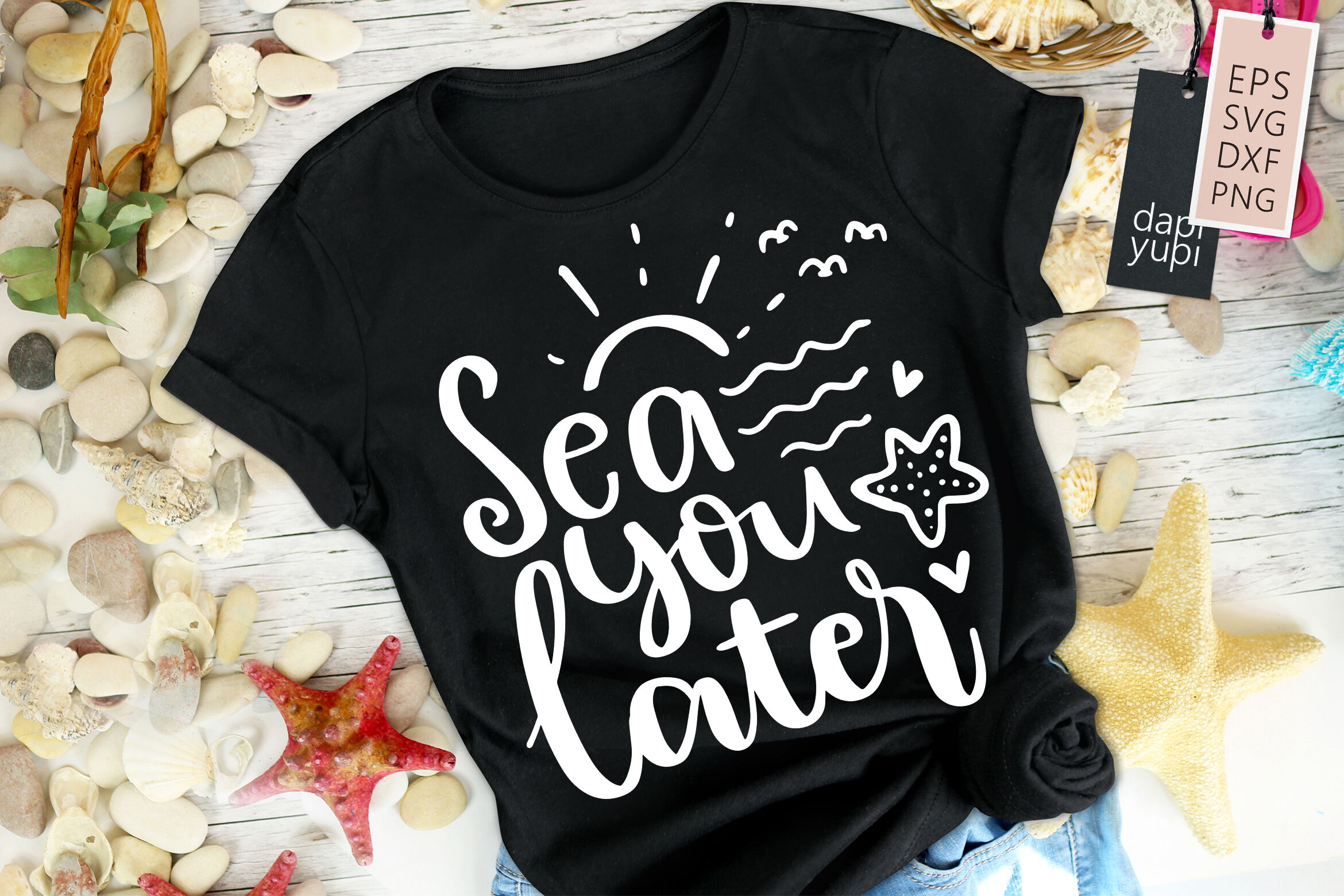 Sea You Later SVG lake Ocean Quotes By dapiyupi | TheHungryJPEG