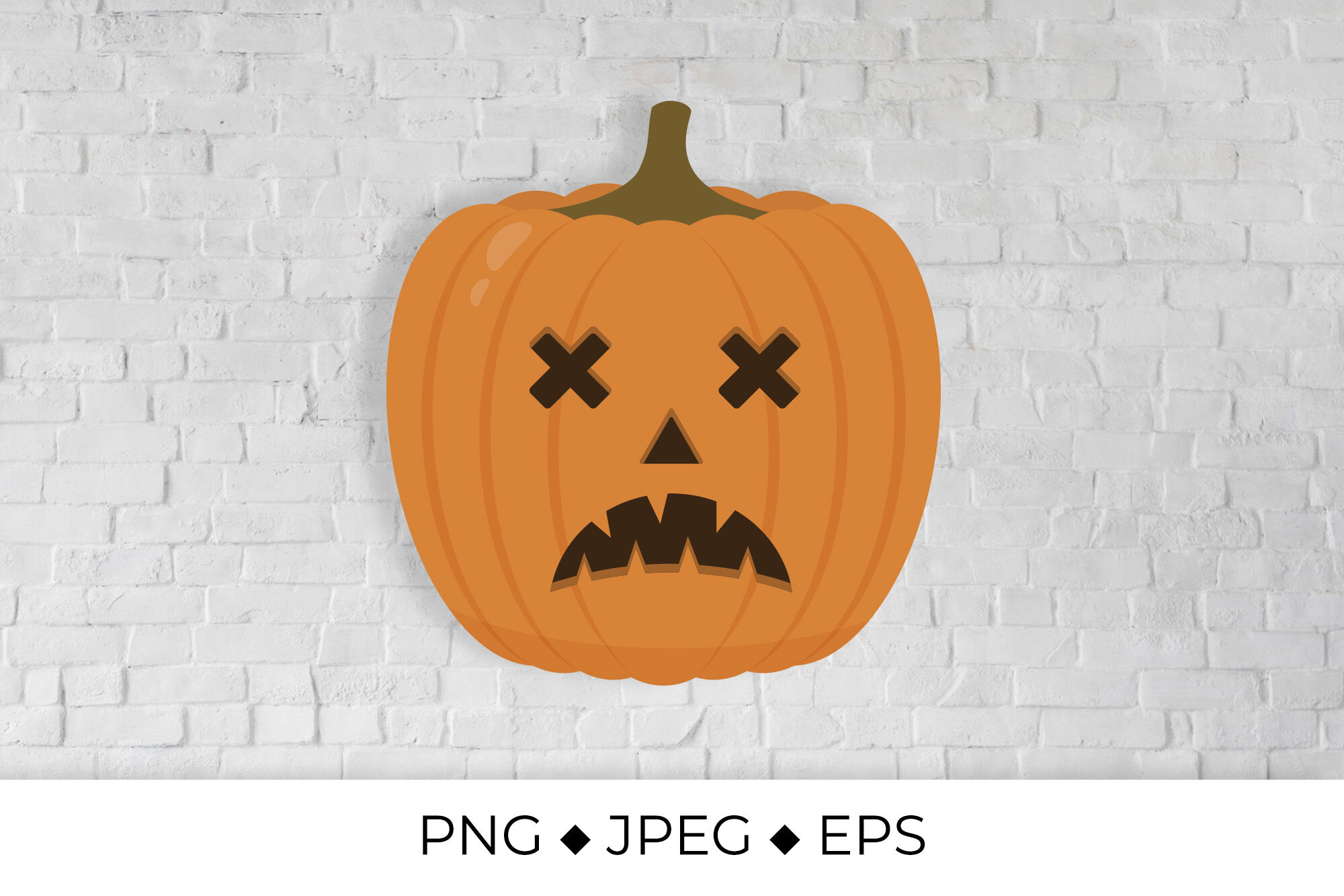 Scary Creepy Pumpkin Face Svg Png Ai and Dxf Files for -  Norway