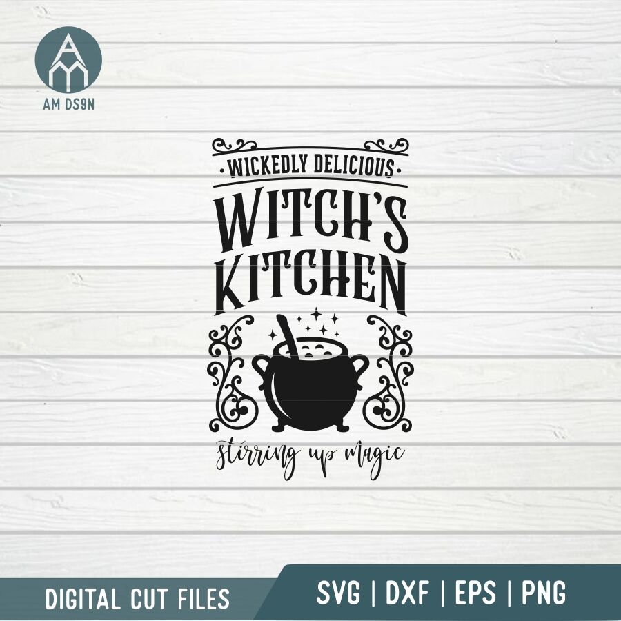 This kitchen is guarded by magical cats SVG, Witch kitchen s - Inspire  Uplift