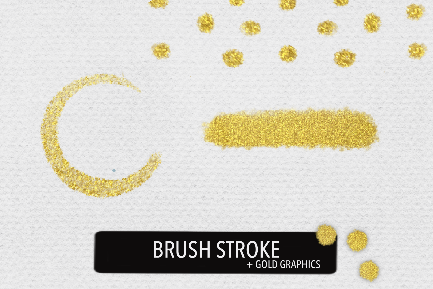 Boho Washi tape and gold elements Brush stroke By SandraBredtmann