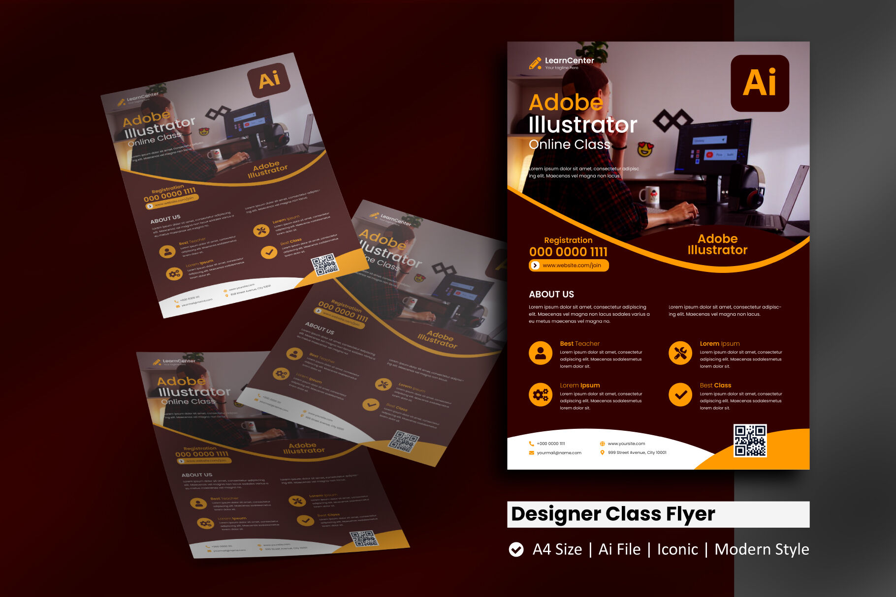 illustrator flyer templates