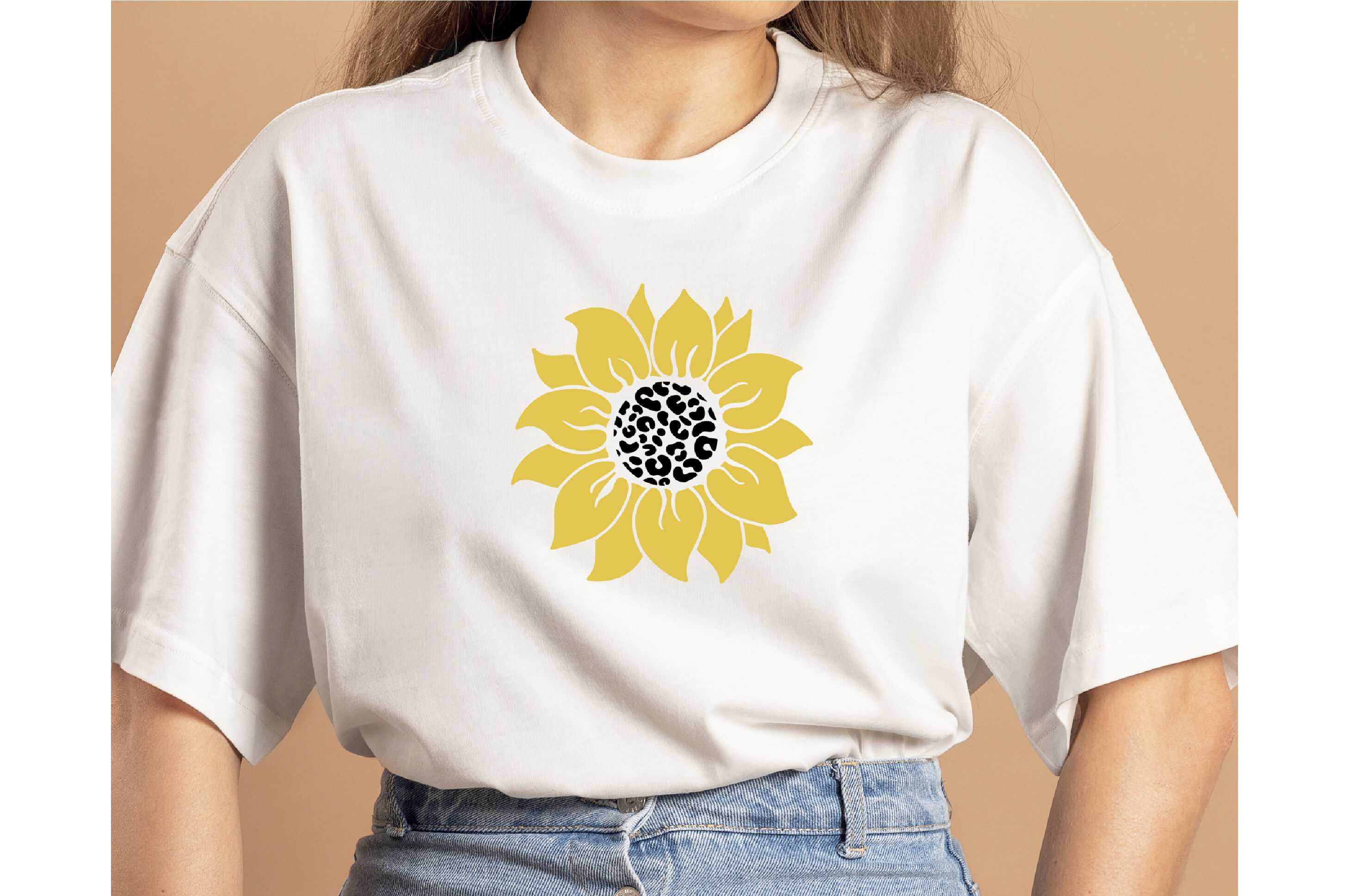 Sunflowers Svg Bundle. Leopard Print Svg By Nafanya | TheHungryJPEG