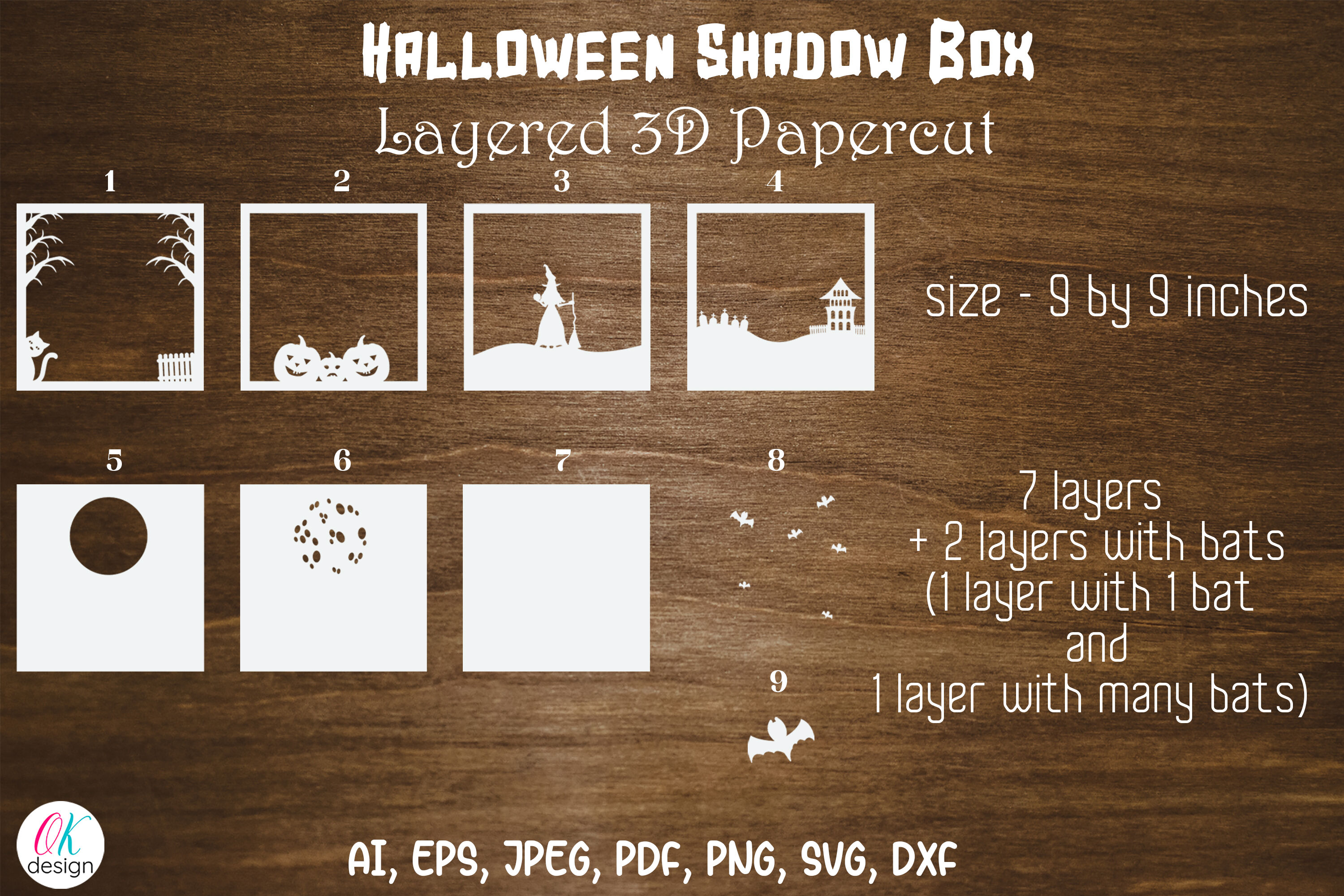 Free & Premium Shadow Box SVG, 3D, Layered