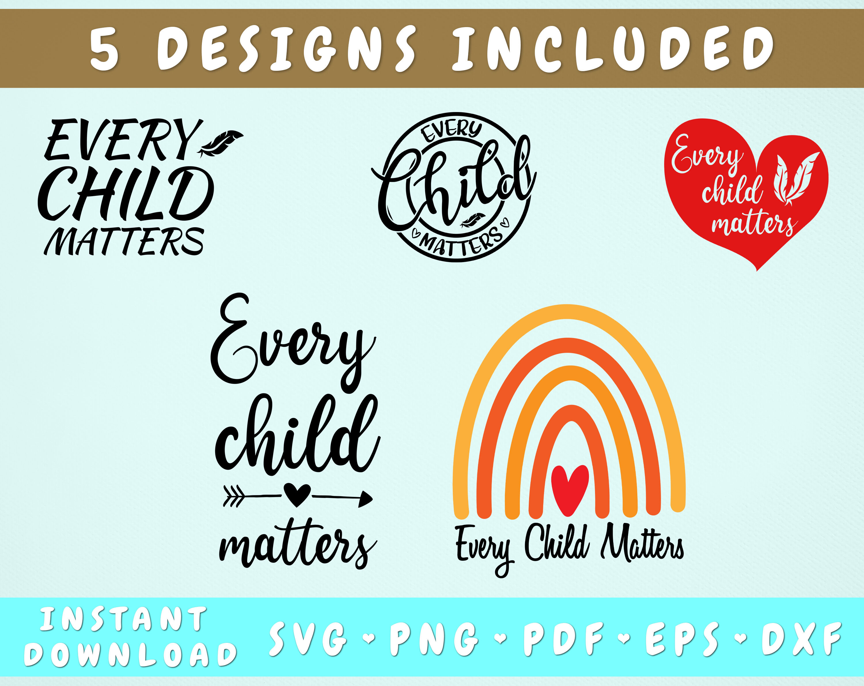 Every Child Matters SVG, PNG, PDF, Children School SVG
