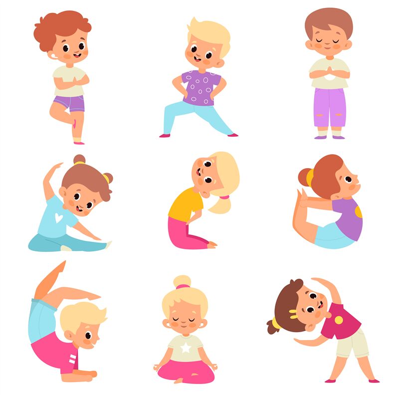Set Of Cute Little Babies In Various Poses Stock Illustration - Download  Image Now - Activity, Baby - Human Age, Blue - iStock