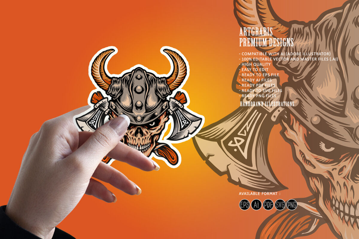 Warrior Skull, Vectors