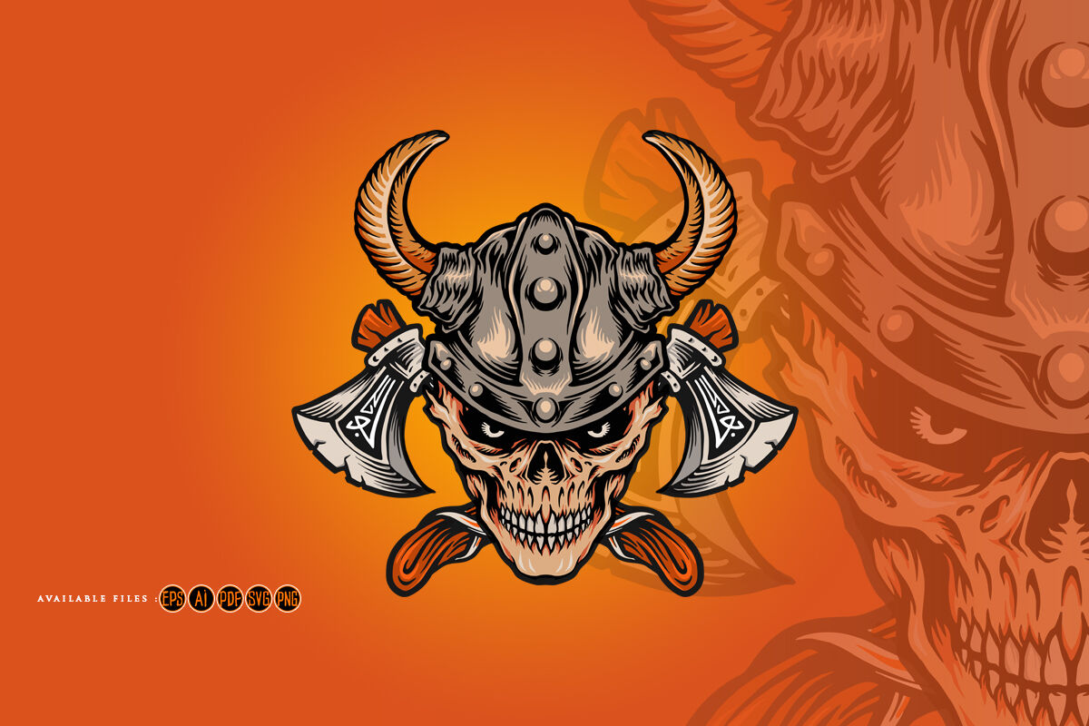 Warrior Skull, Vectors