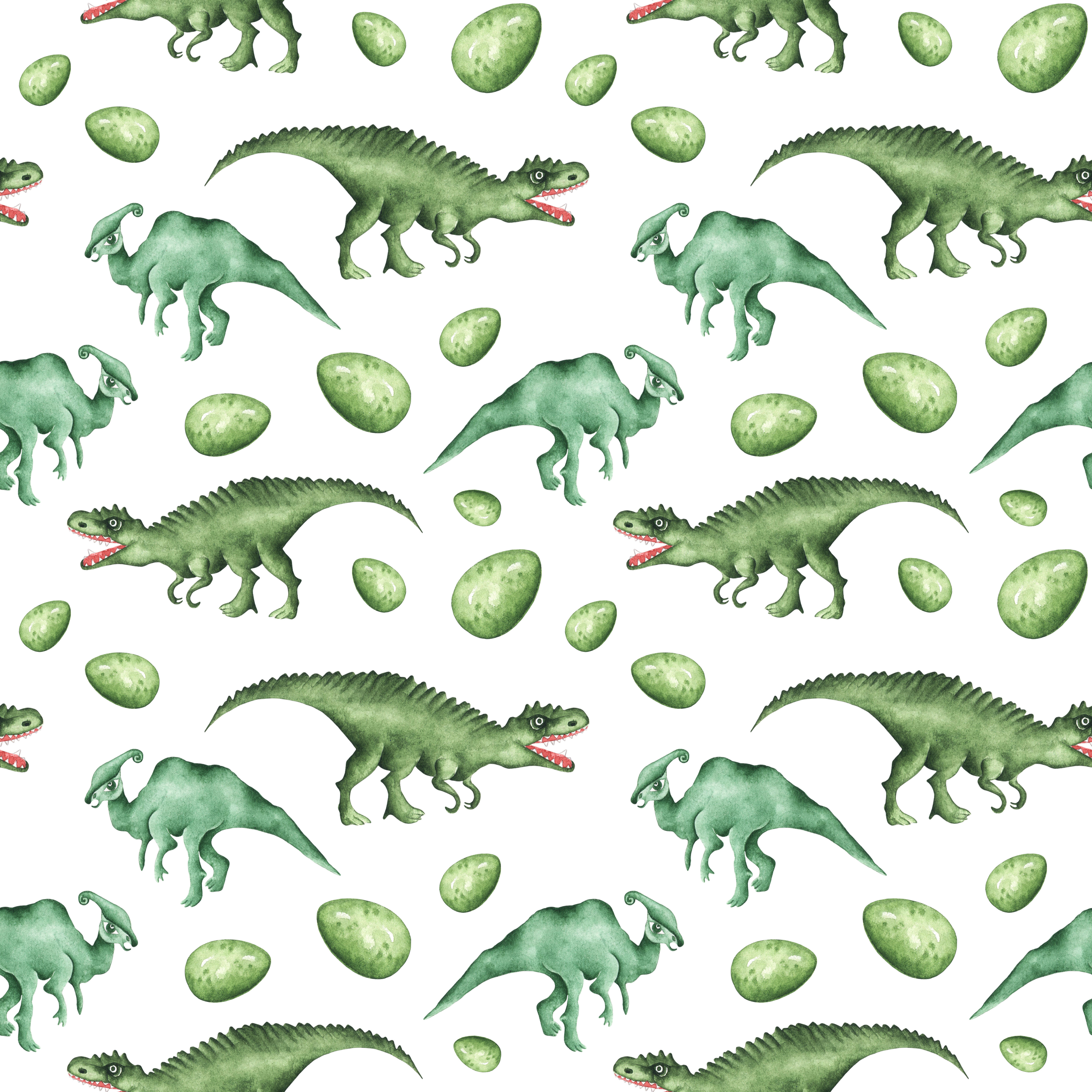 Dino background. Seamless pattern with dinosaurs, baby pattern