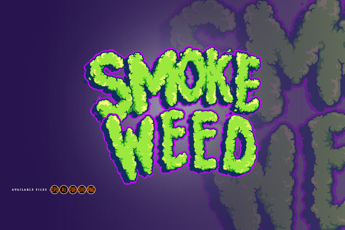 weed smoke background