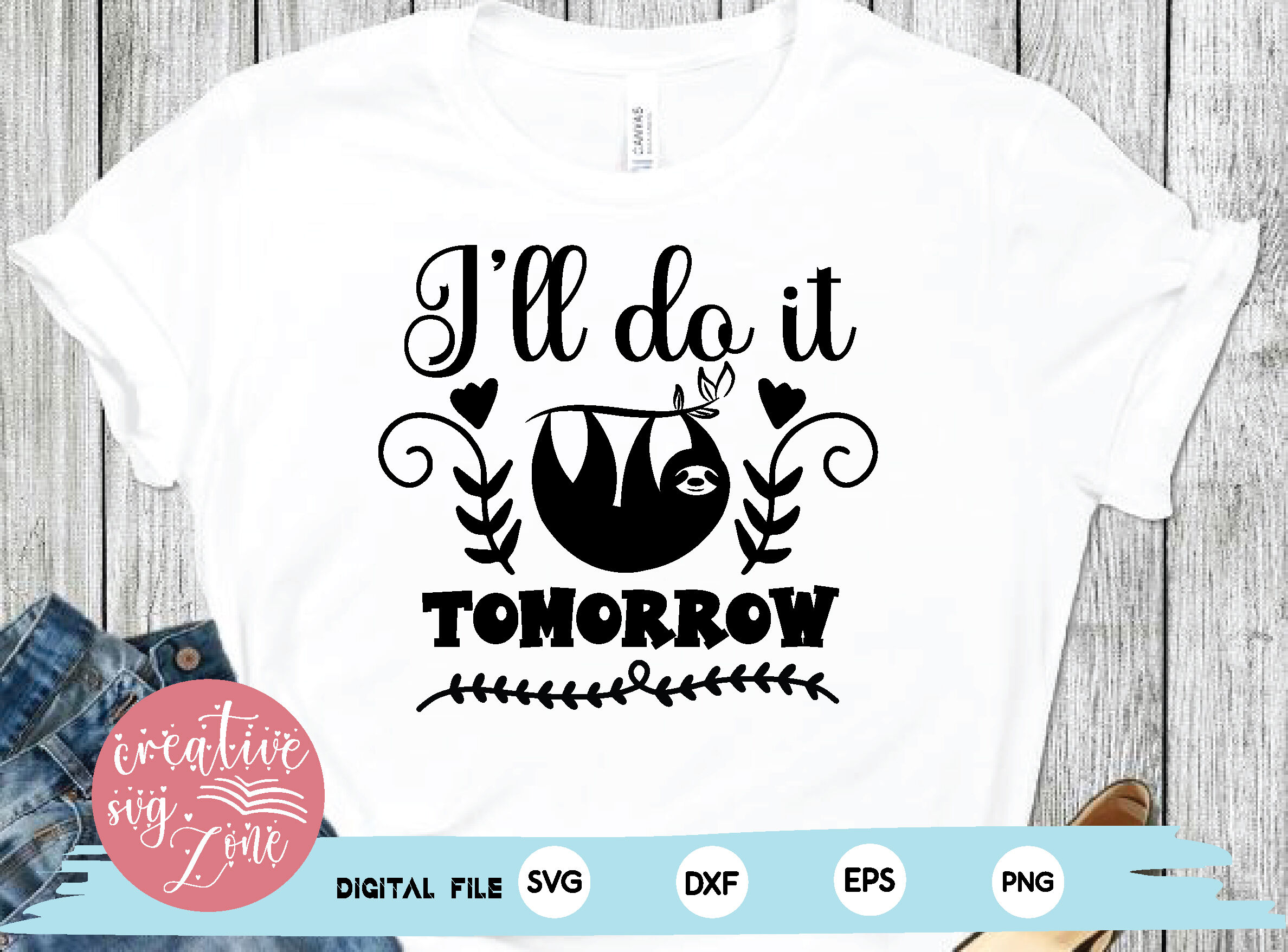 i'll do it tomorrow svg By creativesvgzone | TheHungryJPEG