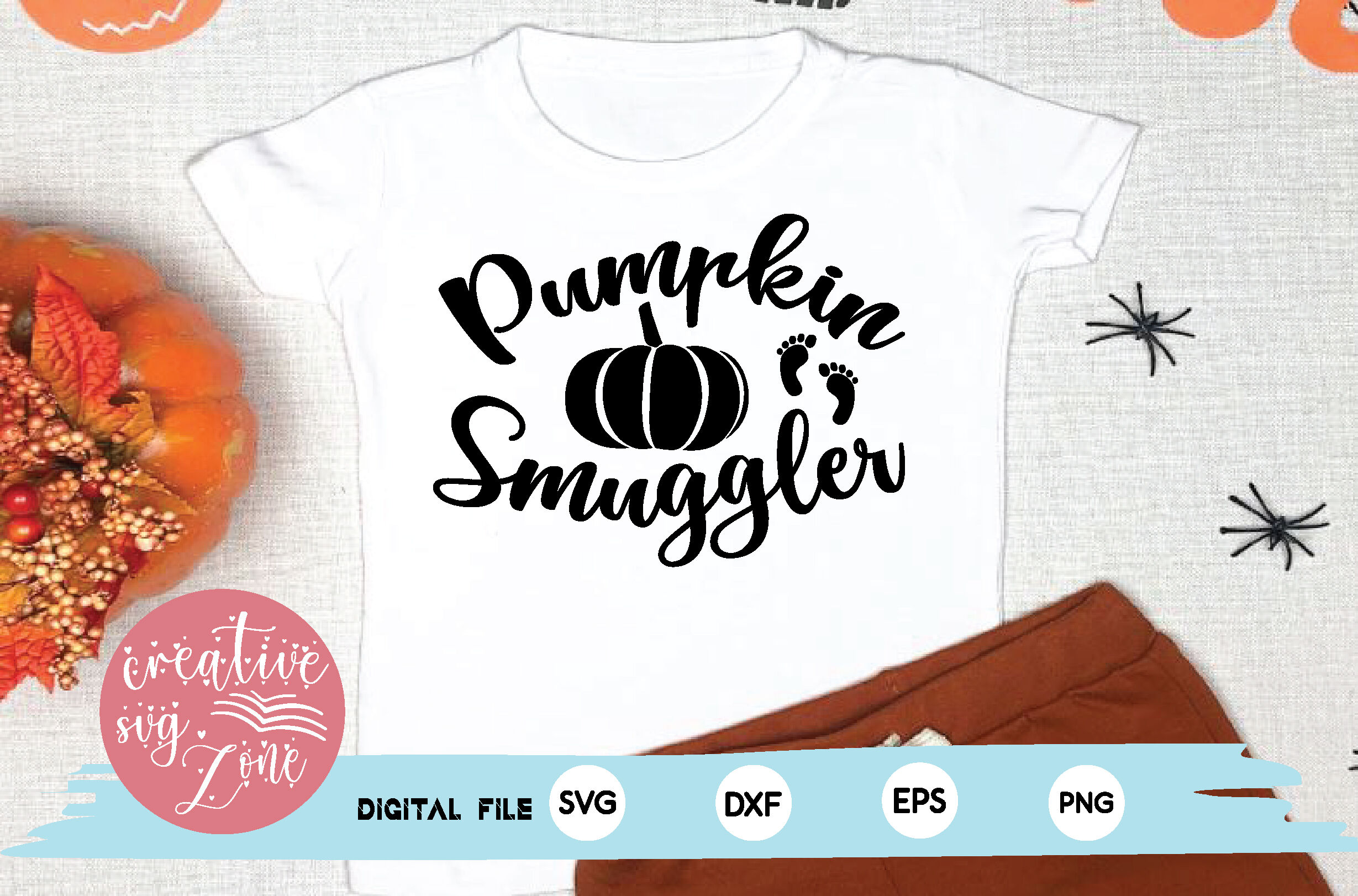 pumpkin smuggler svg By creativesvgzone | TheHungryJPEG