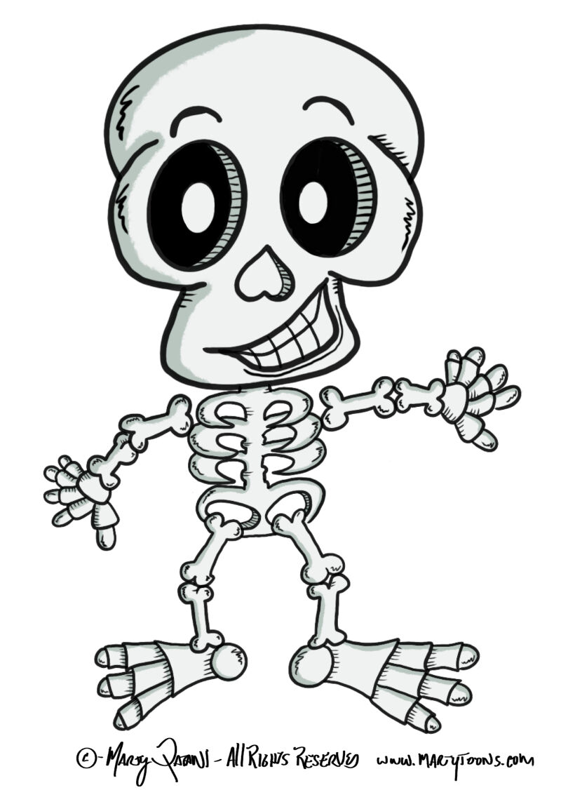 Cartoon Digital Halloween Monster Clip Art By MartyToons Cartoon ...