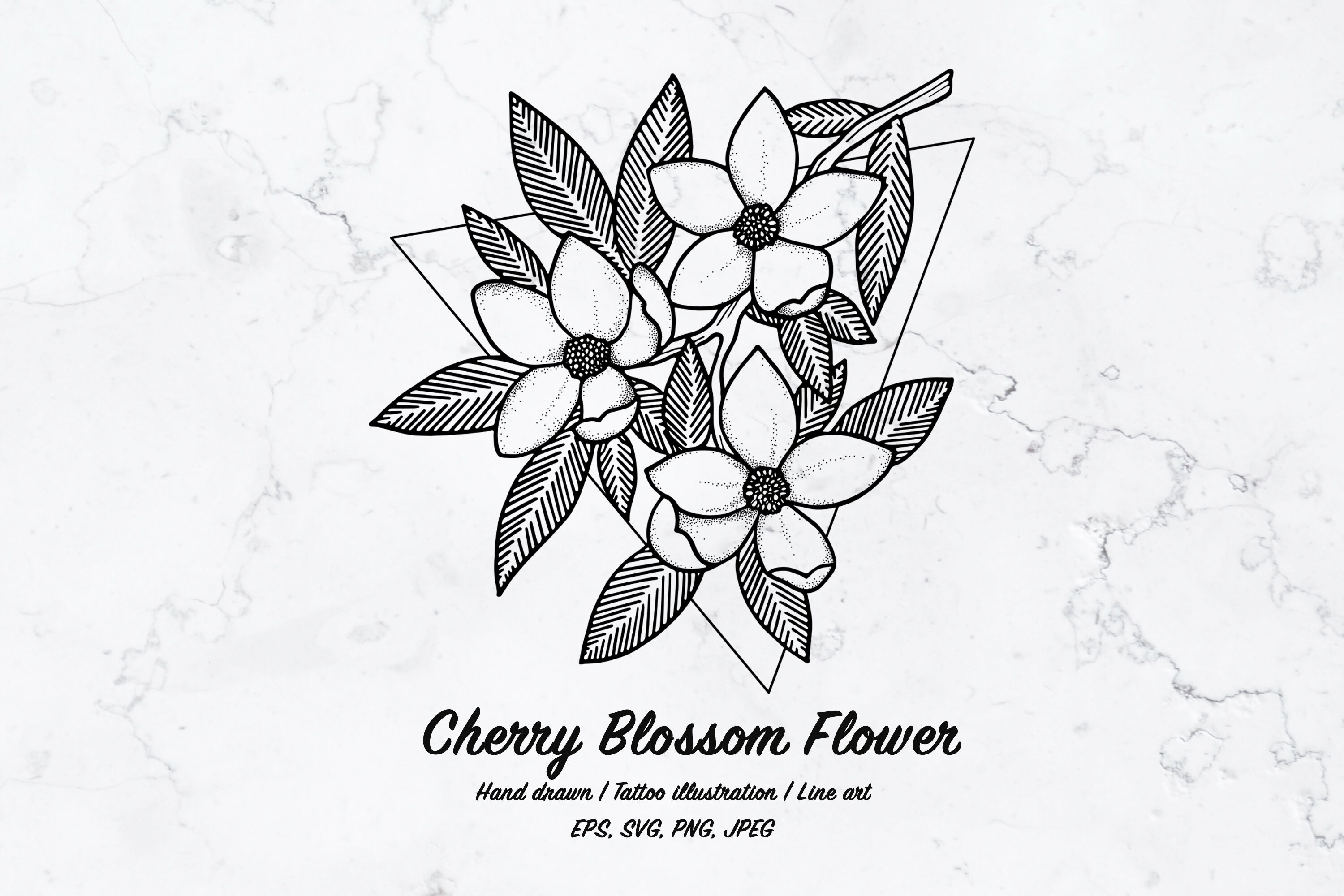 japan cherry blossoms tattoos drawing