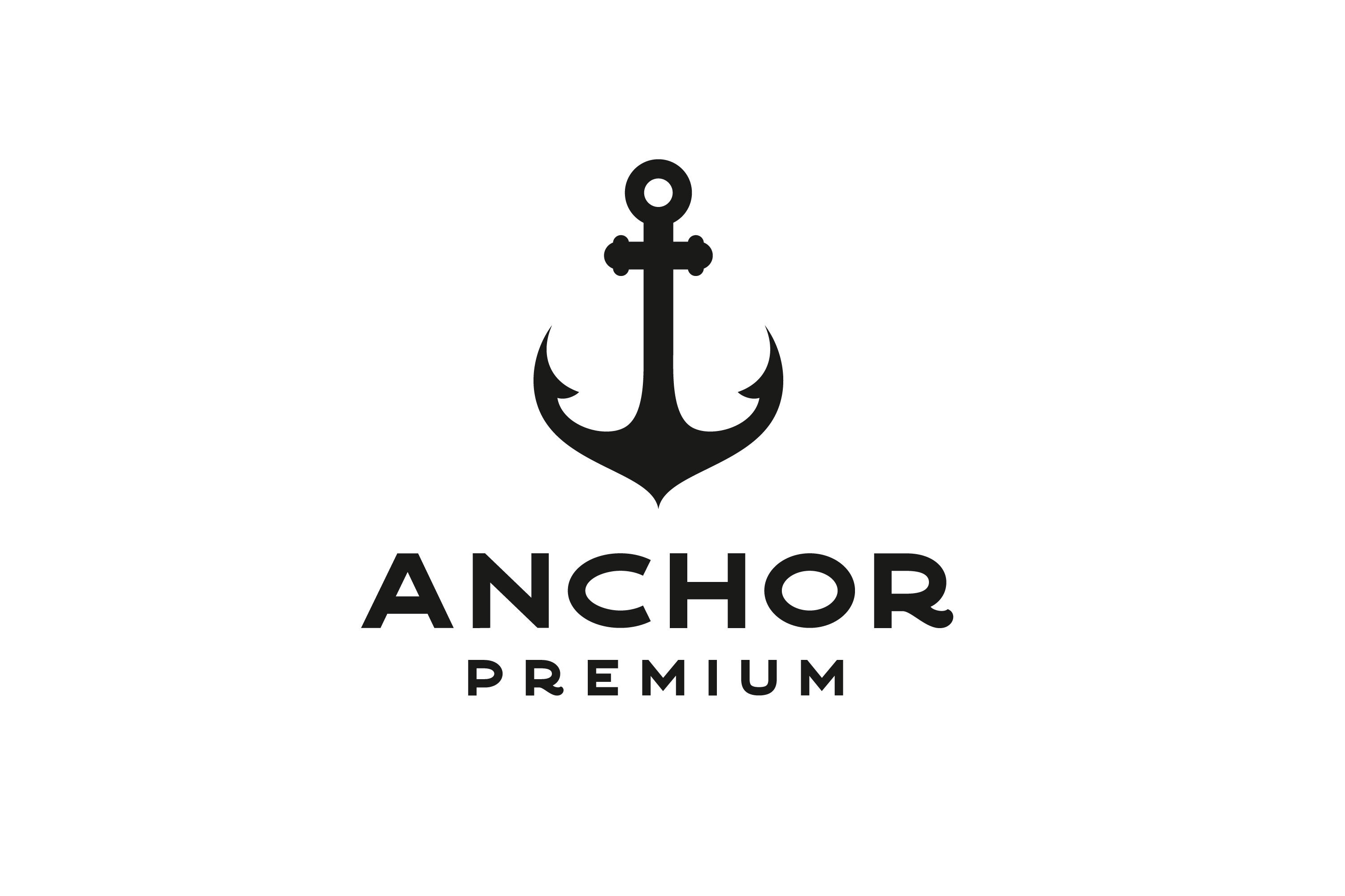 Vintage Retro Anchor Silhouette Logo Design By weasley99 | TheHungryJPEG