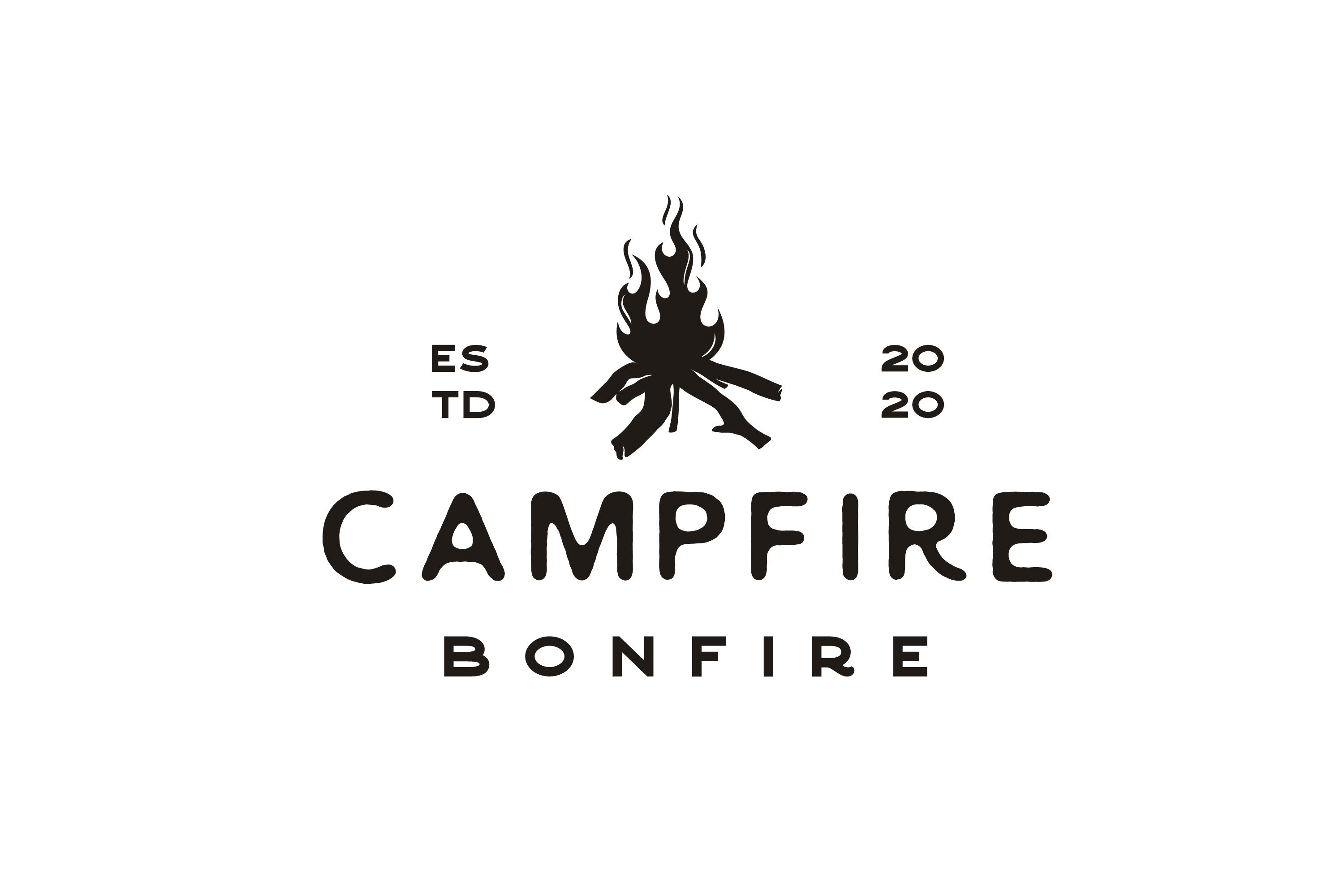 Vintage Burning Bonfire for Camping Logo Design By weasley99 ...
