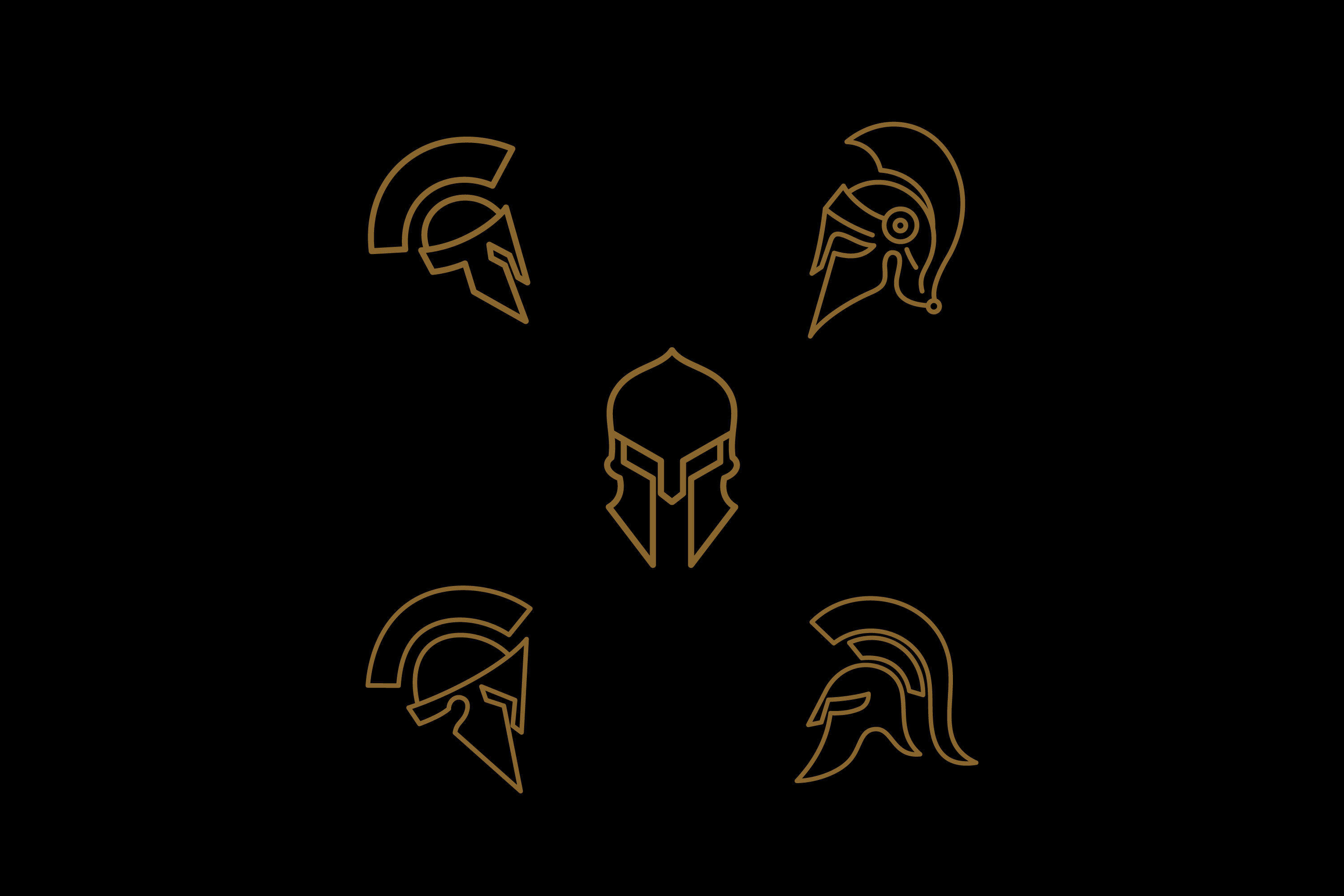 spartan helmet logo clip art