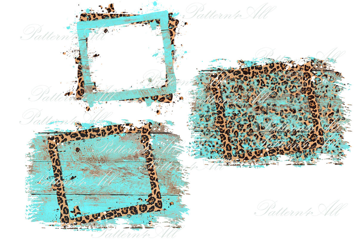 Leopard Print Digital Paper Background Sublimation Design