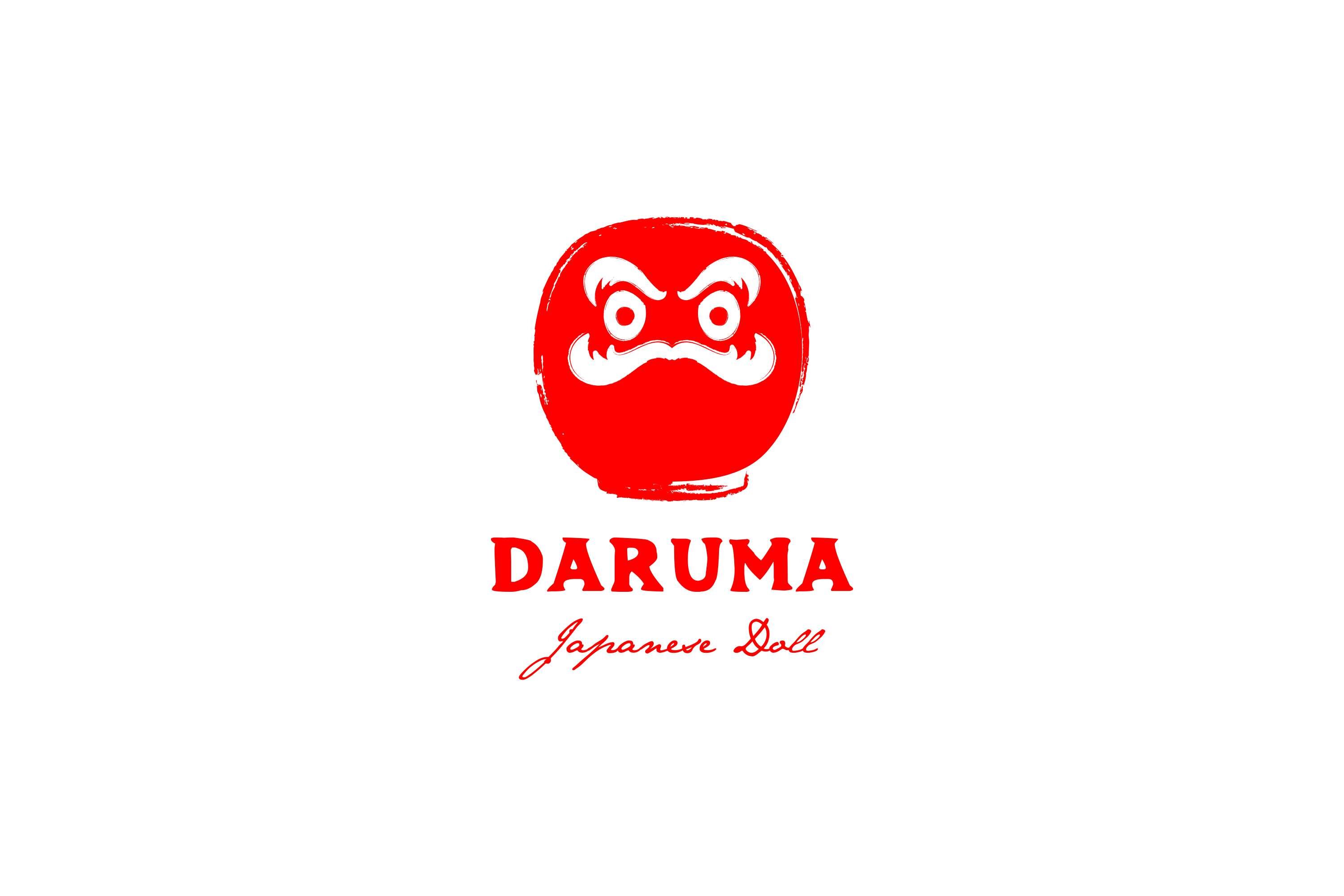 Illustration Daruma Doll
