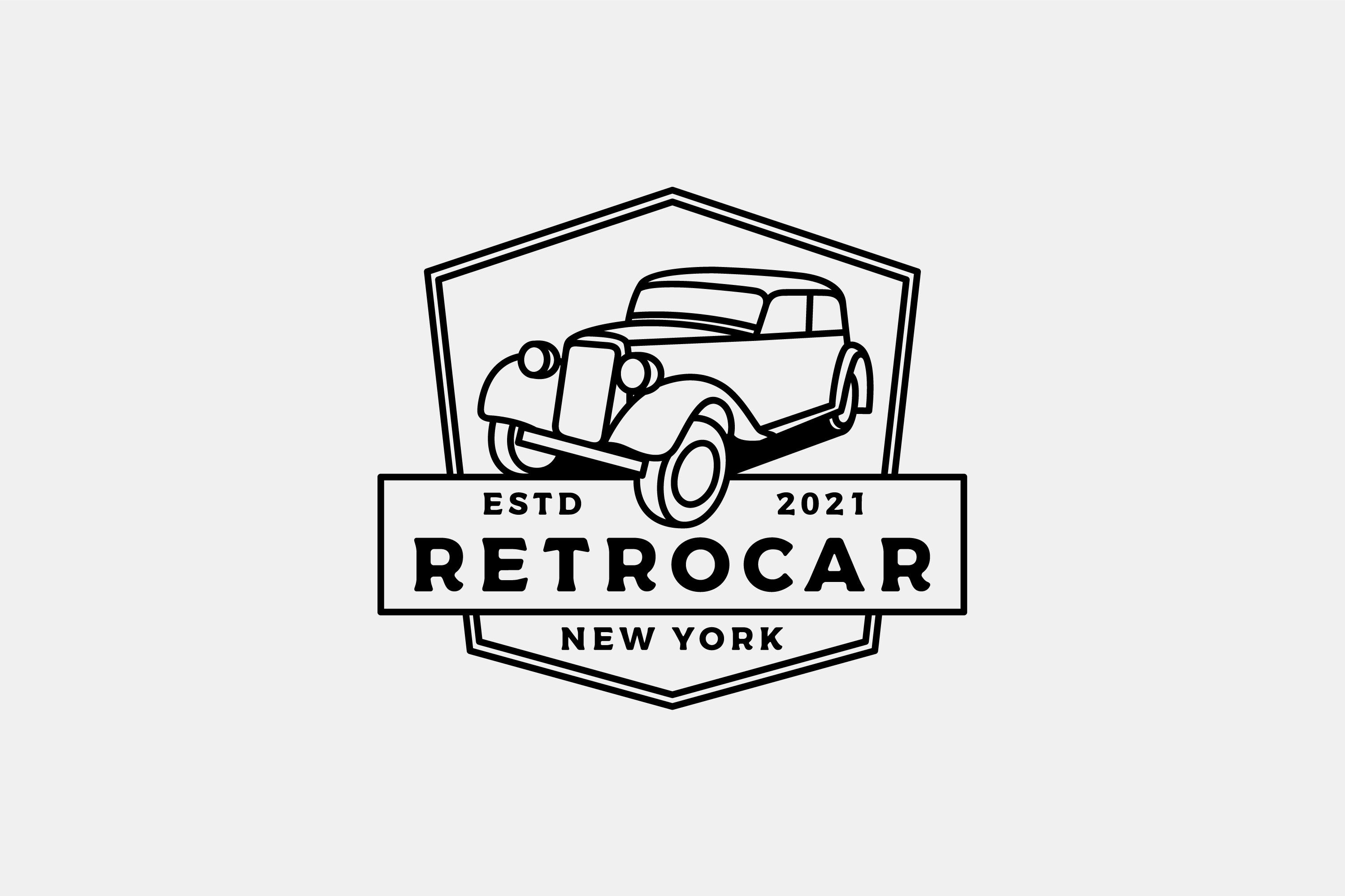 Vintage Retro Car Logo Design Vector Illustration By Weasley99