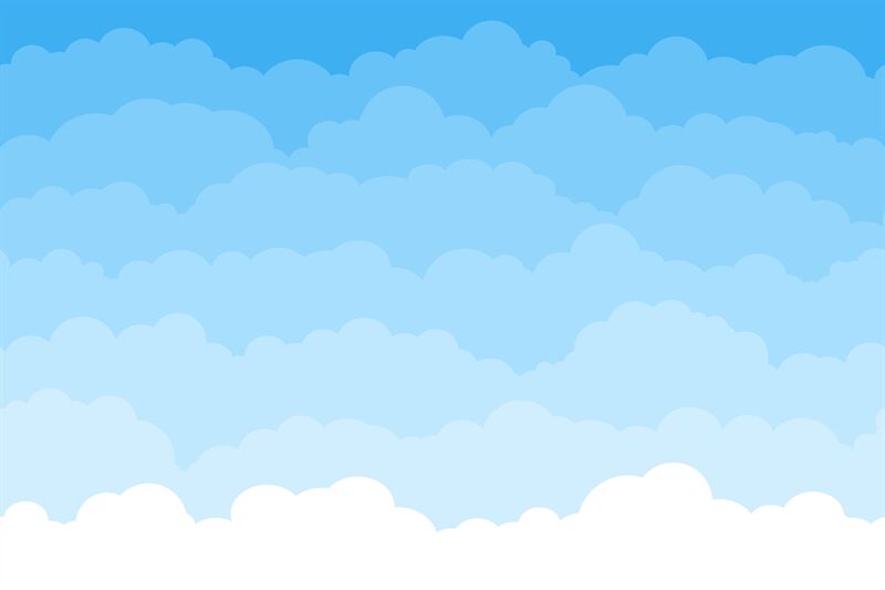 pictures of blue sky and clouds clipart