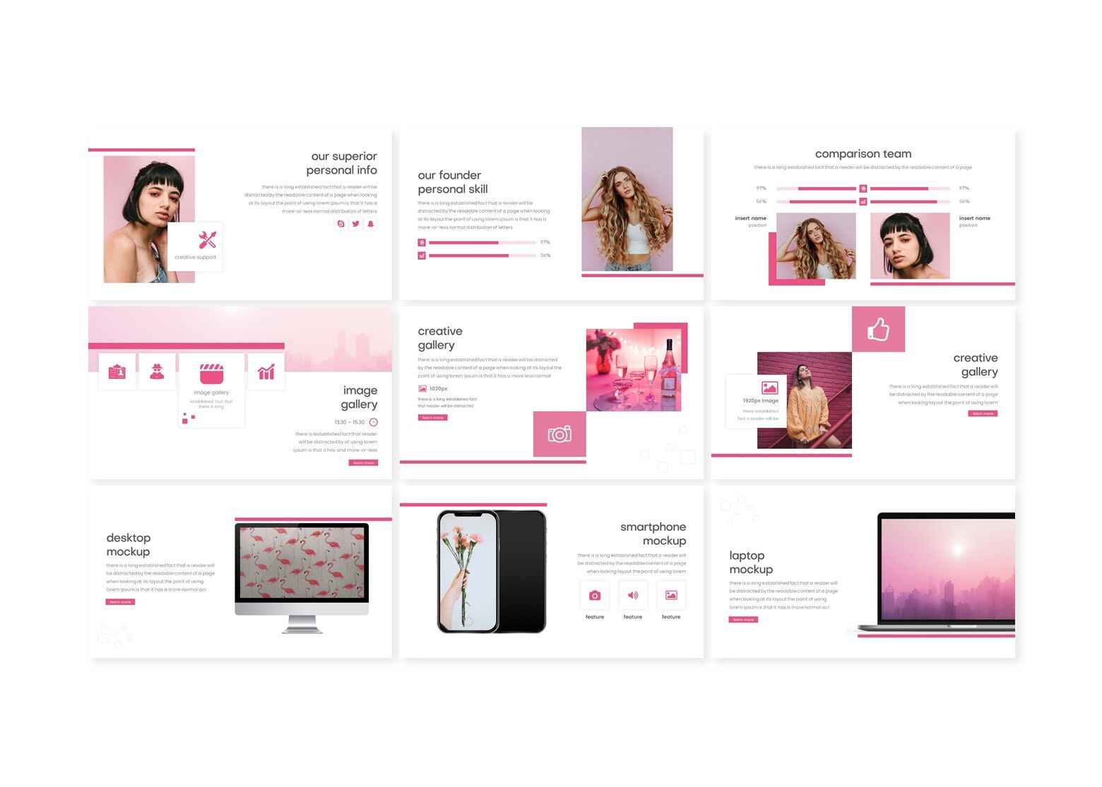 Marione Power Point Template By IanMikraz Studio | TheHungryJPEG