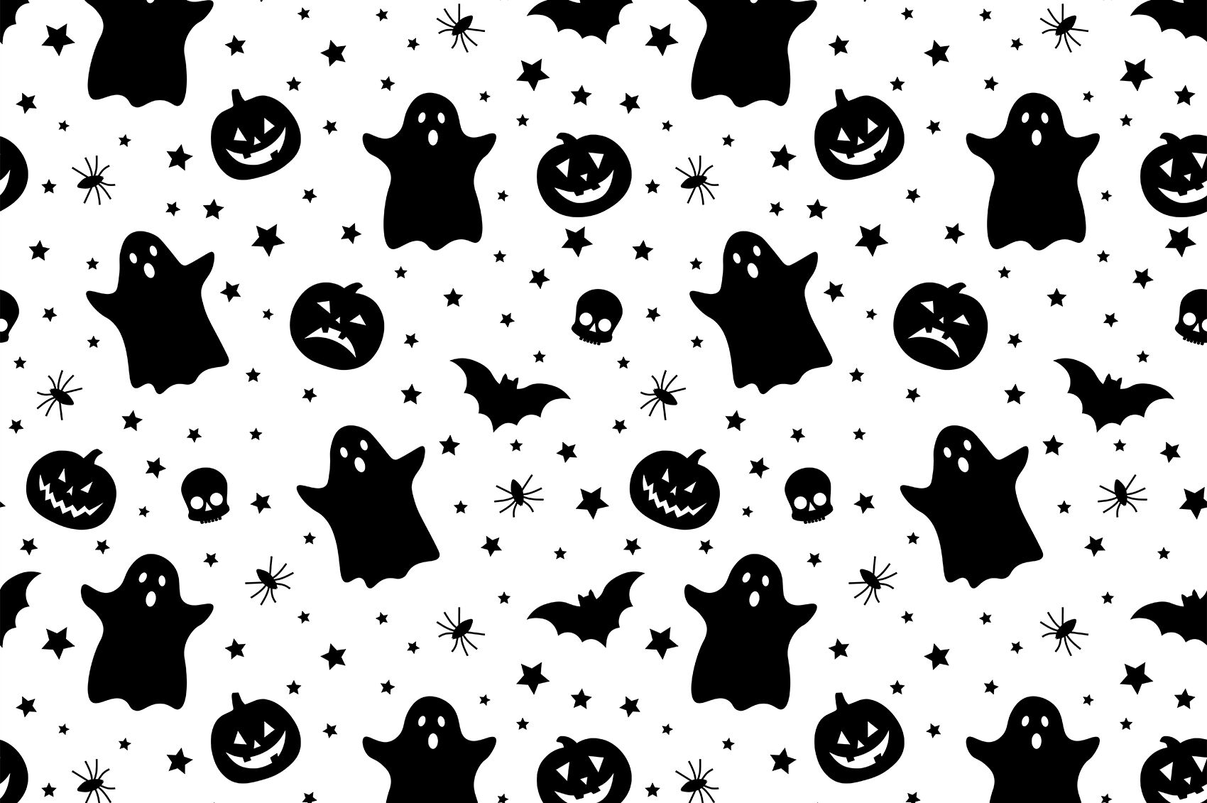 Halloween pattern. Pumpkin pattern. Bats pattern. Ghost SVG By ...