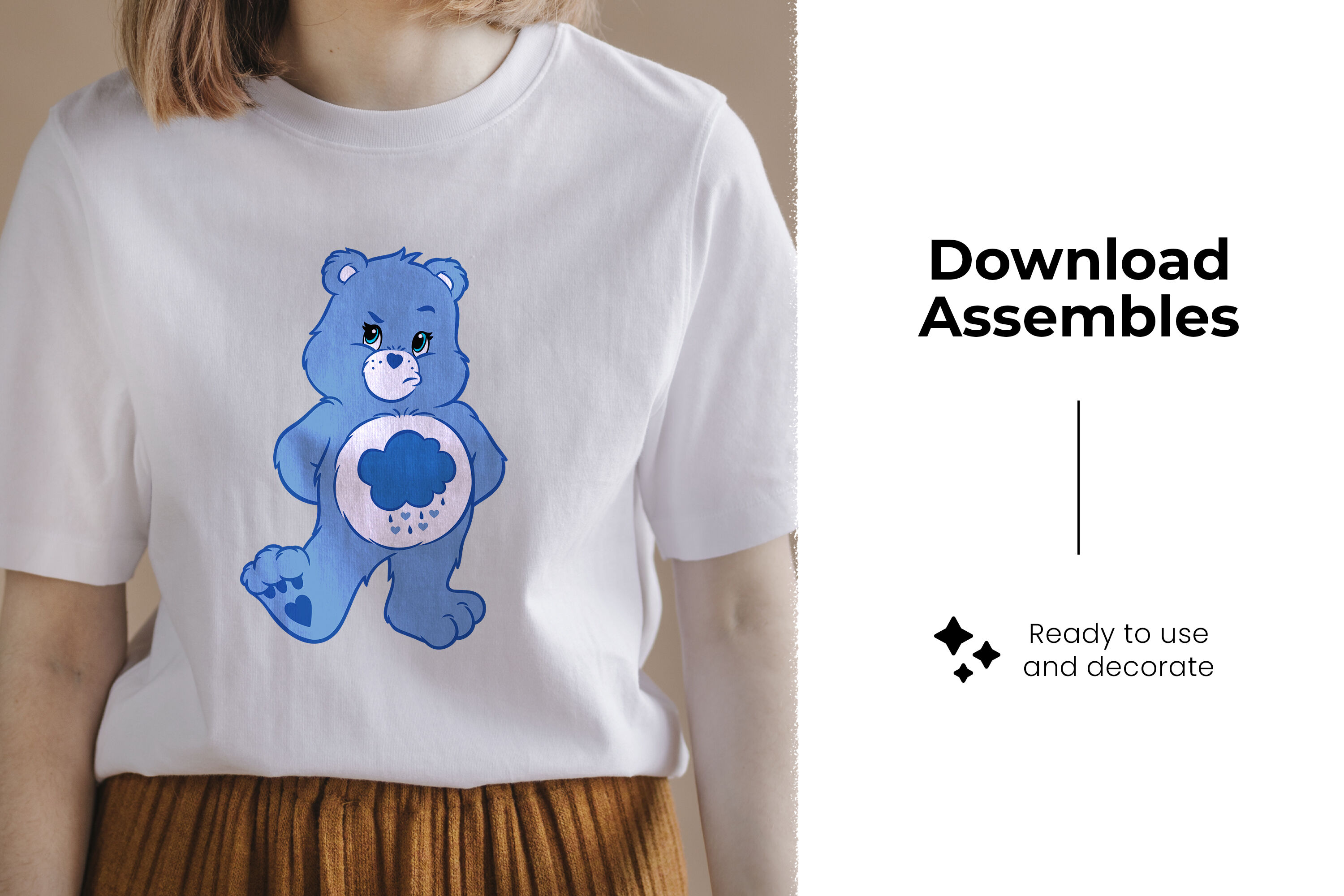 Care Bears SVG PNG, Colorful Bears Bundle - Instant Download